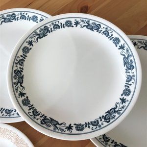 Corning Old Town Blue Woodland Brown Plates